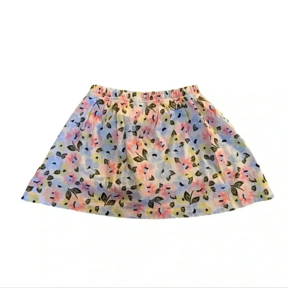 Carter's 2-Piece Bunny Tee & Floral Skort Set Girls Sz 5T - Picture 6 of 11